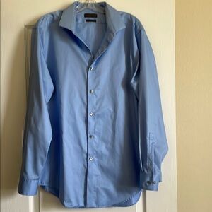 CK Infinite non-iron, Slim fit blue dress shirt (long sleeve)
